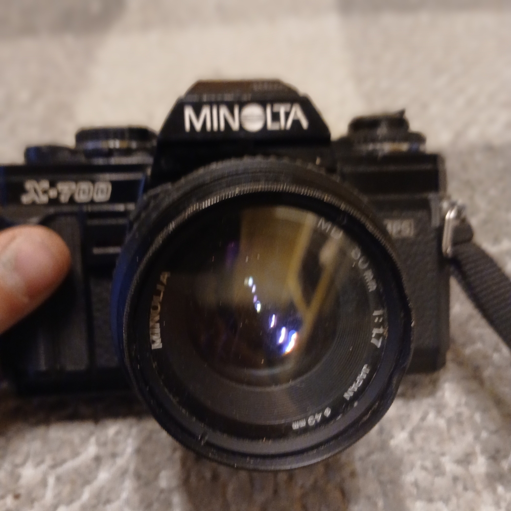 Minolta X-700 Black SLR Camera